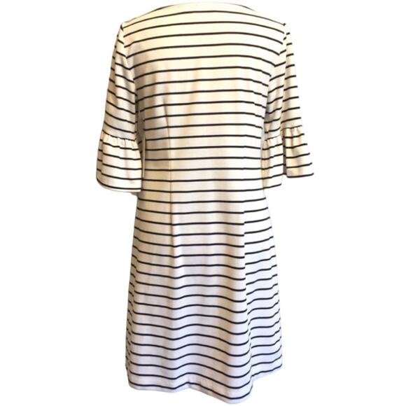 Eliza J Striped Bell Sleeve Dress Size 12 NWT - Picture 5 of 10